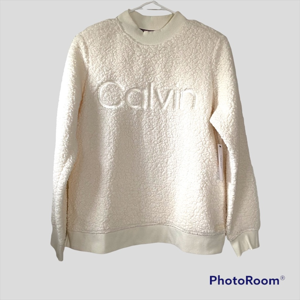 Calvin Klein Performance Sherpa Long Sleeve Sweater